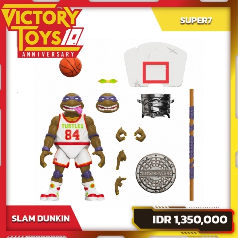 TMNT ULTIMATES SLAM DUNKIN'DON WAVE 9 By Super7