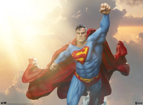 DC Comics Premium Format Superman (Soaring) Statue by Sideshow