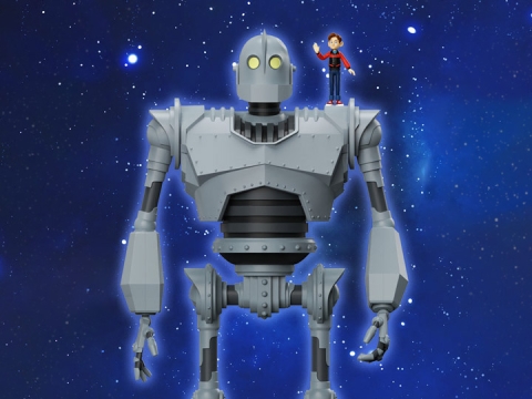 The Iron Giant Super Cyborg Iron Giant (Full Color Ver.) By Super7