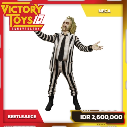 BEETLEJUICE (1988) STRIPED SUIT BEETLEJUICE 1/4 By Neca