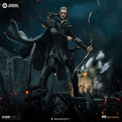 The Lord of the Rings Legolas Unleashed 1/10 Art Scale Limited Edition Statue by Iron Studios