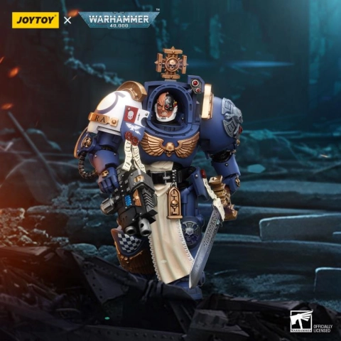 JT4980 Warhammer 40K Ultramarines Captain in Terminator Armor 1/18 Scale by JoyToy