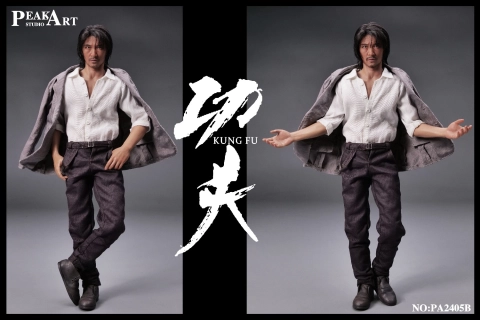 PA2405B Silicone Movable Series – Kung Fu (Gangster Version) 1/6 Scale by PeakArt Studio