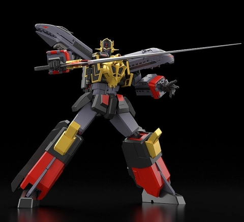 The Brave Express Might Gaine THE GATTAI Black Might Gaine Action Figure by Good Smile Company