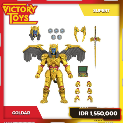 MIGHTY MORPHIN POWER RANGERS GOLDAR WAVE 1 By Super7