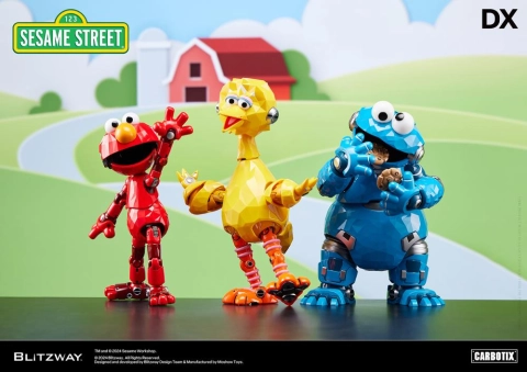 Sesame Street Carbotix (DX Ver.) Action Figure Set by Blitzway