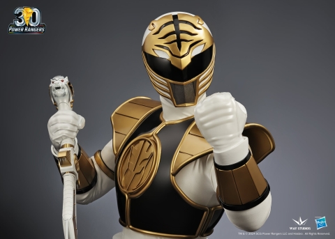 Power Rangers Series White Ranger Life Size Bust by WayStudios