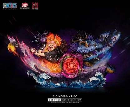 One Piece Big Mom x Kaido Licensed Resin Statue by Jimei Palace