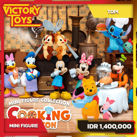 DISNEY MINI FIGURE COLLECTION COOKING VER By Topi