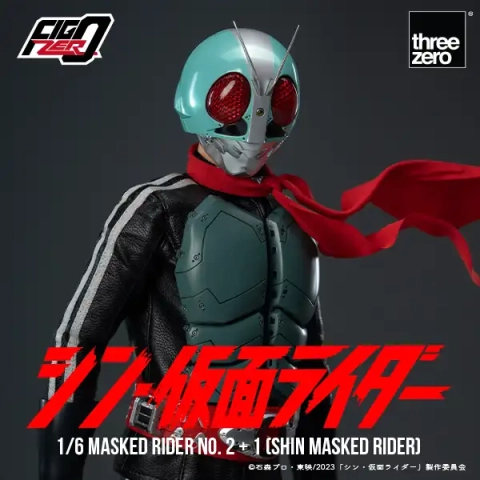 Shin Kamen Rider FigZero Kamen Rider No.2+1 1/6 Scale Figure by ThreeZero