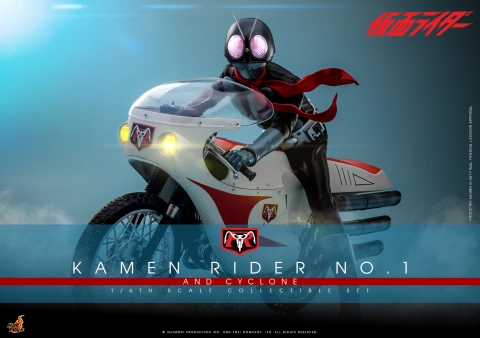 Kamen Rider TMS148 Kamen Rider No. 1 and Cyclone Set 1/6th Scale Collectible by Hot Toys