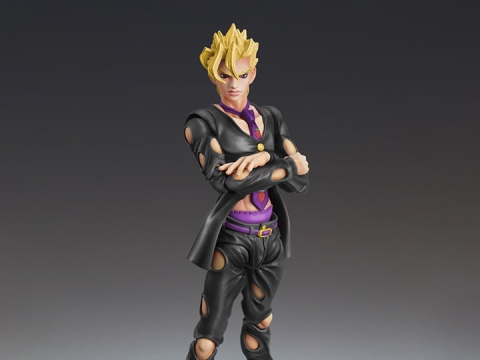 JoJo's Bizarre Adventure Super Action Statue Pannacotta Fugo (Black Ver.) by Medicos