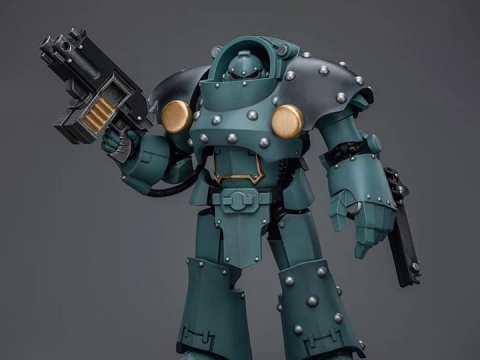 JT7271 Sons of Horus Tartaros Squad Terminator with Combi-bolter and Chainfist 1/18 by JoyToy