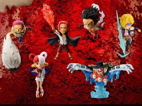 One Piece (Film Red) World Collectable Figure Premium Vol. 2 Boxed Set of 6 By Banpresto